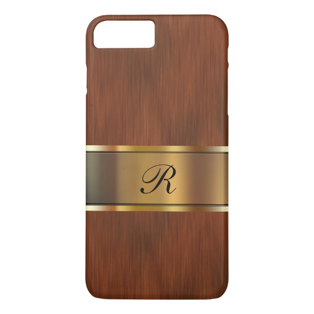 Business Professional Monogram Case-Mate iPhone Case (Back)