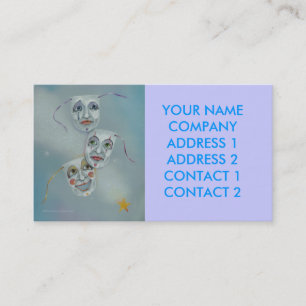 Business - Profile Card - Comedy Tragedy Masks