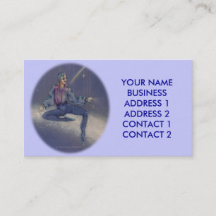 Business-Profile Cards - Cosmic Mime Clown