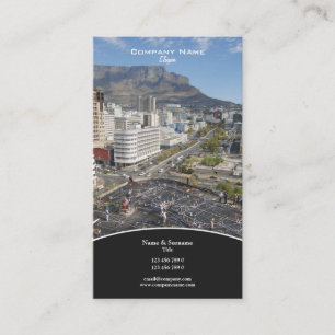 Business profile property construction development card