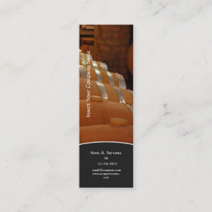 Business profile winery cellar vineyard grape mini business card