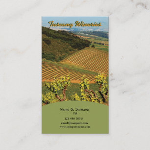 Business profile Winery vineyard grape Business Card