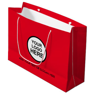 Business Promotional   Custom Logo Shopping Large  Large Gift Bag