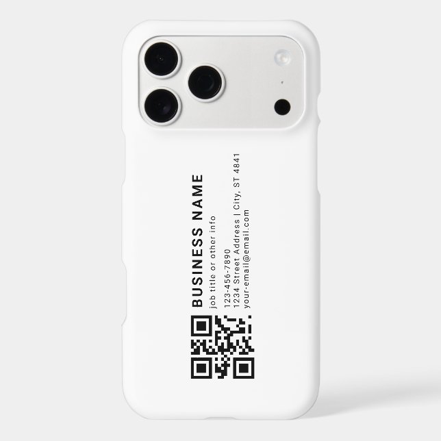 Business Promotional QR Code (Back)