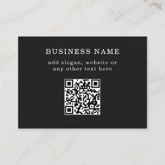 Business Promotional QR code Referral Card