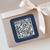 Business QR Code and Company Website Simple