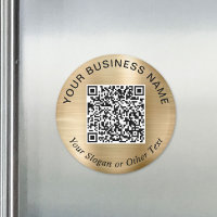 Business QR Code Gold Promotional
