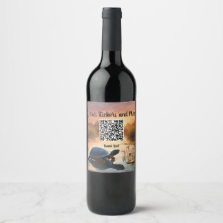 Business QR Code  Wine Label