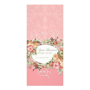 Business Rate Card - Baroque English Rose Floral