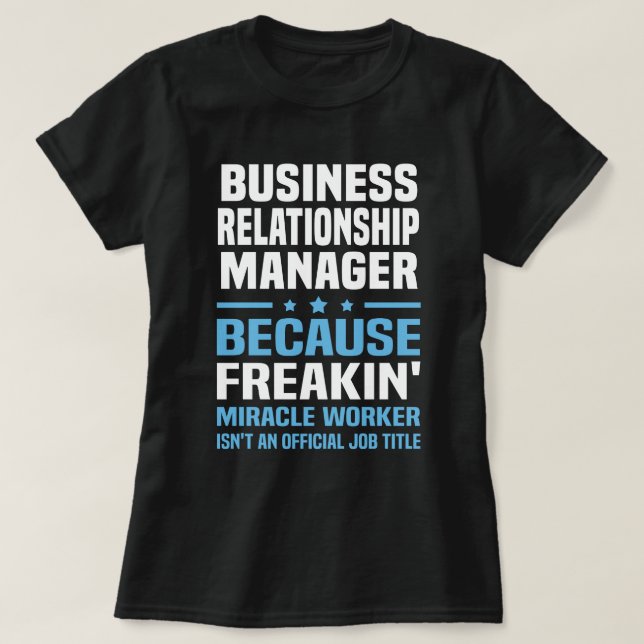 Business Relationship Manager T-Shirt (Design Front)
