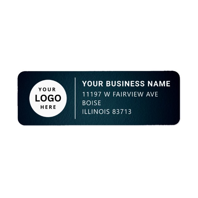 Business Return Address Label (Front)