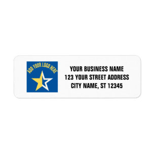 Business Return Address Professional Custom Logo