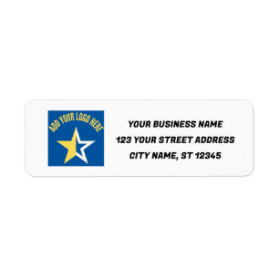 Business Return Address Professional Custom Logo