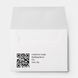 Business Return Address QR Code  Envelope