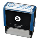 Business Return Address with Logo Self-inking Stam