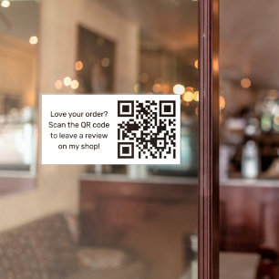Business Review Request With QR Code