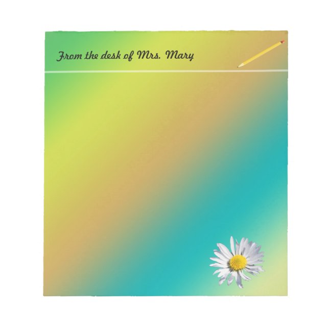 Business, school, office, home note pad (Front)