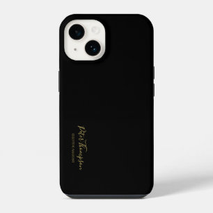 Business Script Elegant Signature iPhone 14 Case