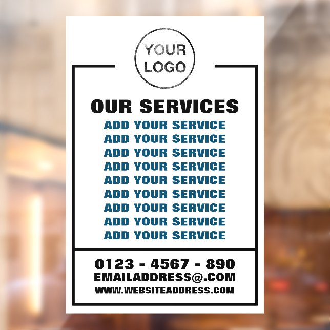 Business Services, Information and Logo (Sheet 2)