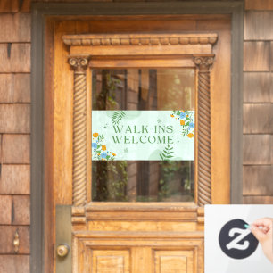 Business Shop Floral Walk Ins Welcome