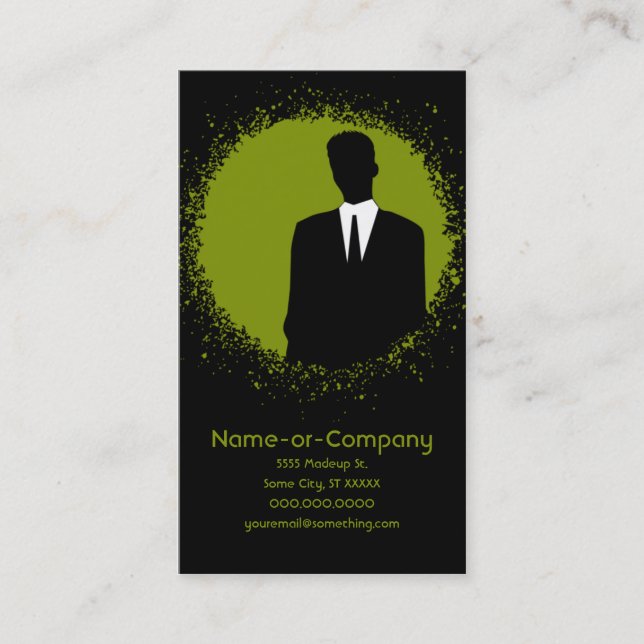 business silhouettes v.2 card (Front)