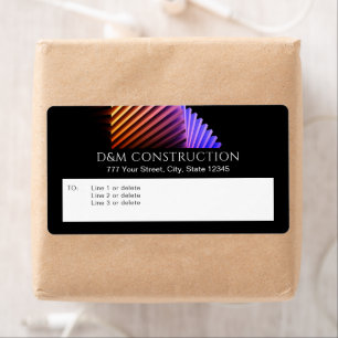 Business, Smart Design Shipping Label Vs 2