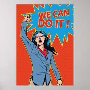 Business Superwoman Poster