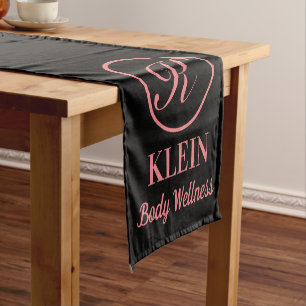 Business Table Runner With Your Logo and Text