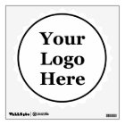 Business Template Black Circle Your Logo Here