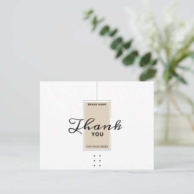 Business Thank You Card (Standing Front)