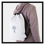 Business Thank You Custom Logo QR Code  Drawstring Bag<br><div class="desc">Classic and Simple -- Your business logo and QR code plus phone number (or your text) on this handsome functional drawstring bag. You can match the colour of your text and QR code to your business colours. Create and increase your brand awareness. You can customise the words "Thank You for...</div>