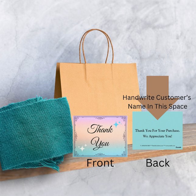 Business Thank You Customer Appreciation Postcard (Creator Uploaded)