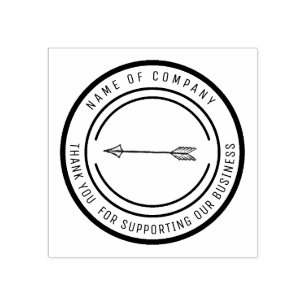 BUSINESS thank you For Supporting LOGO STAMP