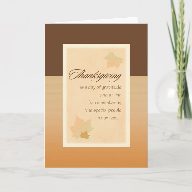 Business Thanksgiving Card (Front)
