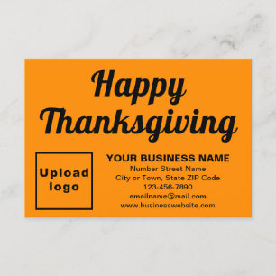 Business Thanksgiving Small Orange Colour Flat Car