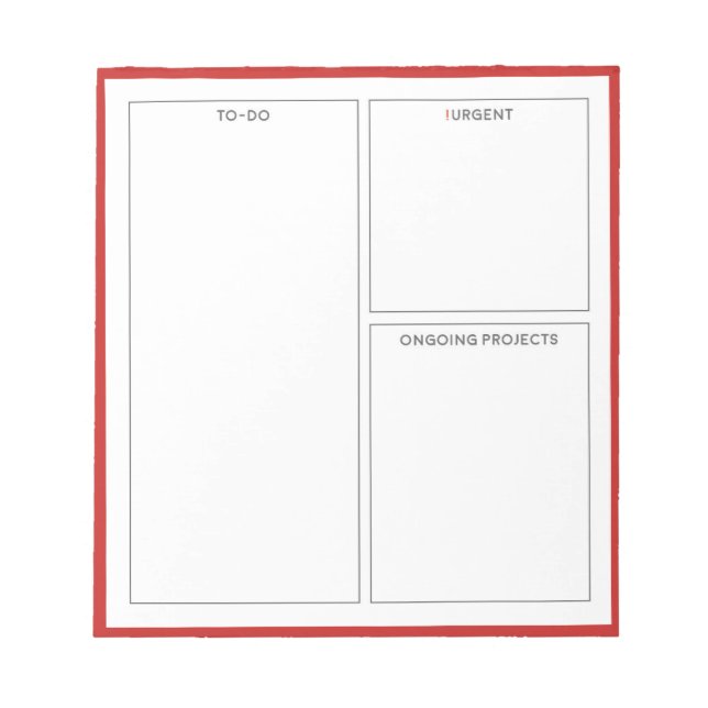 Business To-Do Notepad for Daily & Project Planner (Front)