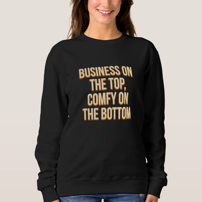 Business Top Comfy Bottom Work From Home Clothes W (Front)
