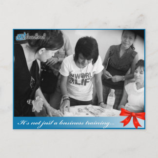 Business Training for 1 Girl Postcard