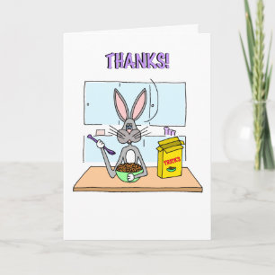 Business Trick's Rabbit Thank You Card