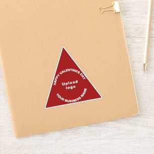 Business Valentine Greeting on Red Triangle Vinyl