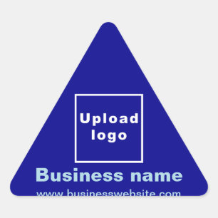 Business Website on Blue Triangle Sticker