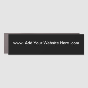 Business Website Promotion Car Magnet