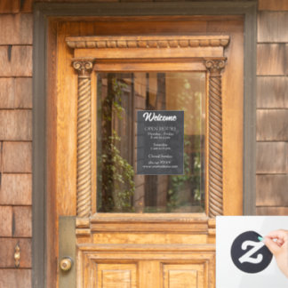 Business Welcome and Open Hours Website