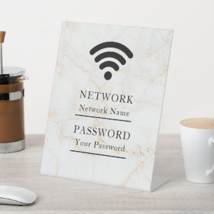 Business Wifi Morden Network Pedestal Sign