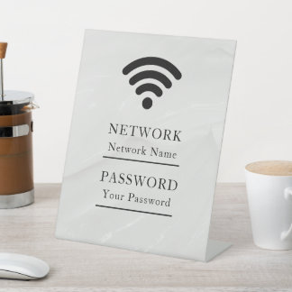 Business Wifi Morden Network Pedestal Sign