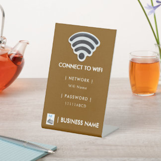 Business Wifi Morden Network Pedestal Sign