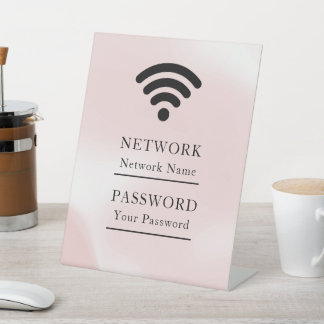 Business Wifi Morden Network Pedestal Sign