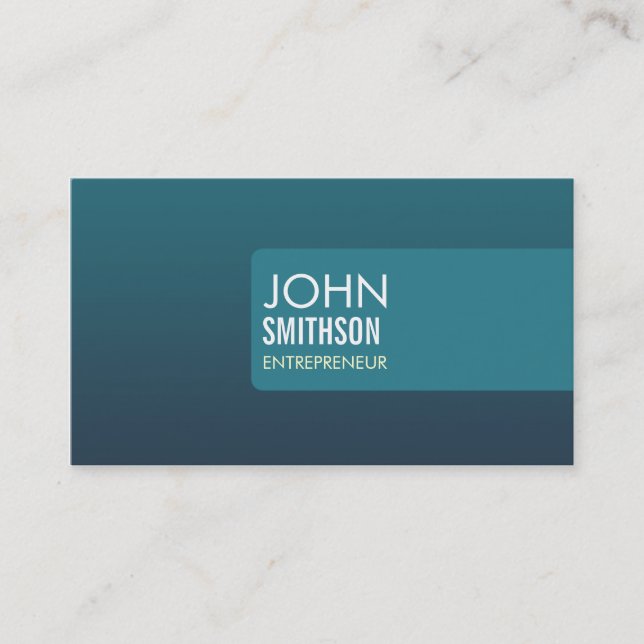 Business with Class Business Card (Front)