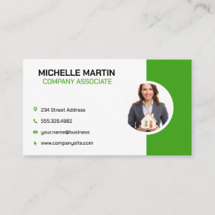 Business Woman   Corporate Professional Realtor Business Card