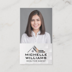 Business Woman   Real Estate Logo Card